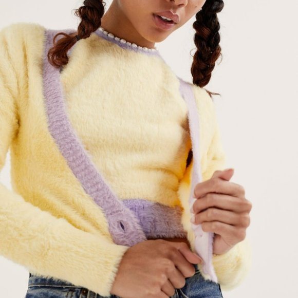 NWT Sheila Cropped Cardigan - For Love & Lemons - Picture 3 of 5